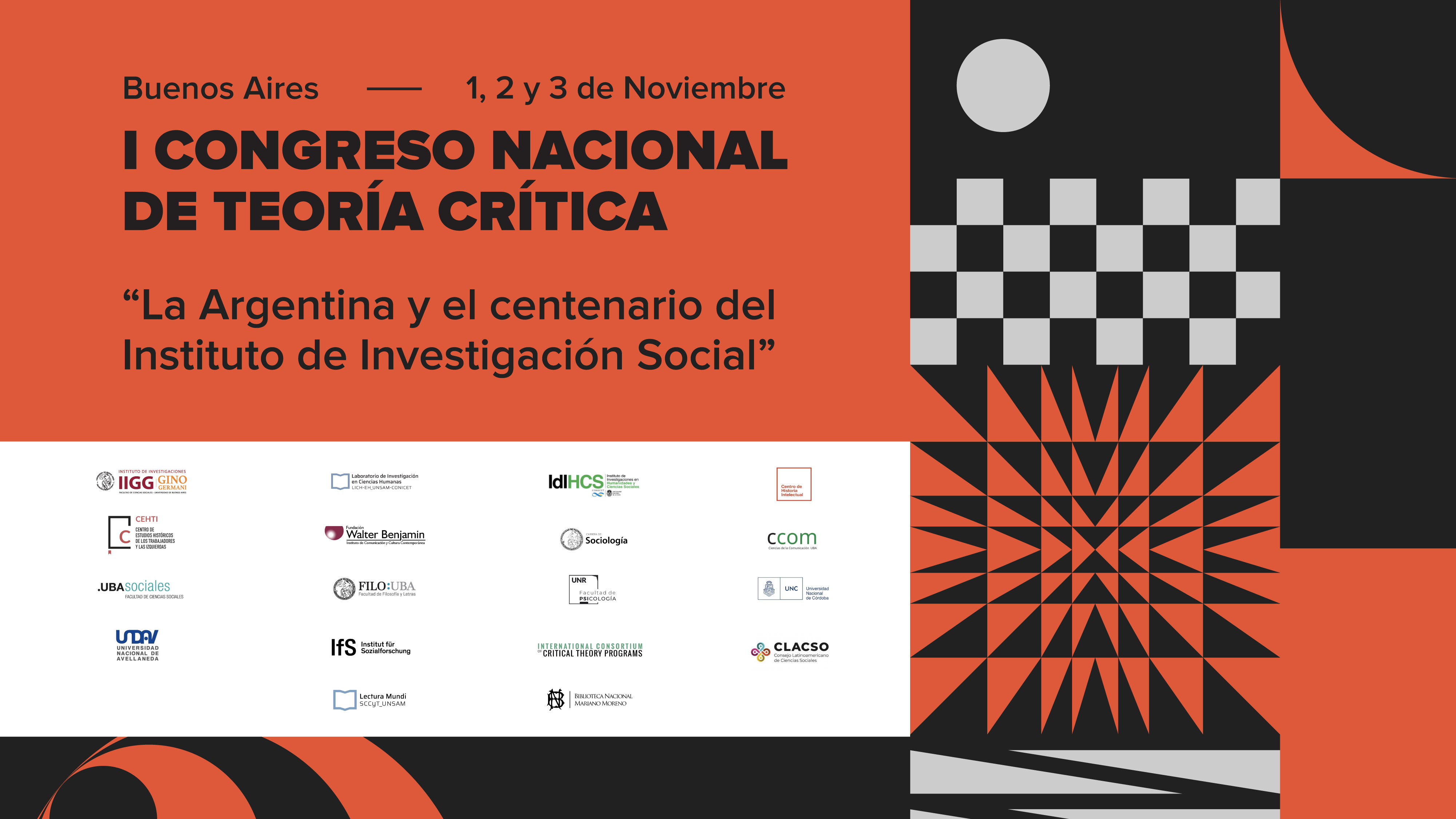 I Congreso Nacional de Teoría Crítica: “La Argentina y el centenario del Instituto de Investigación Social”