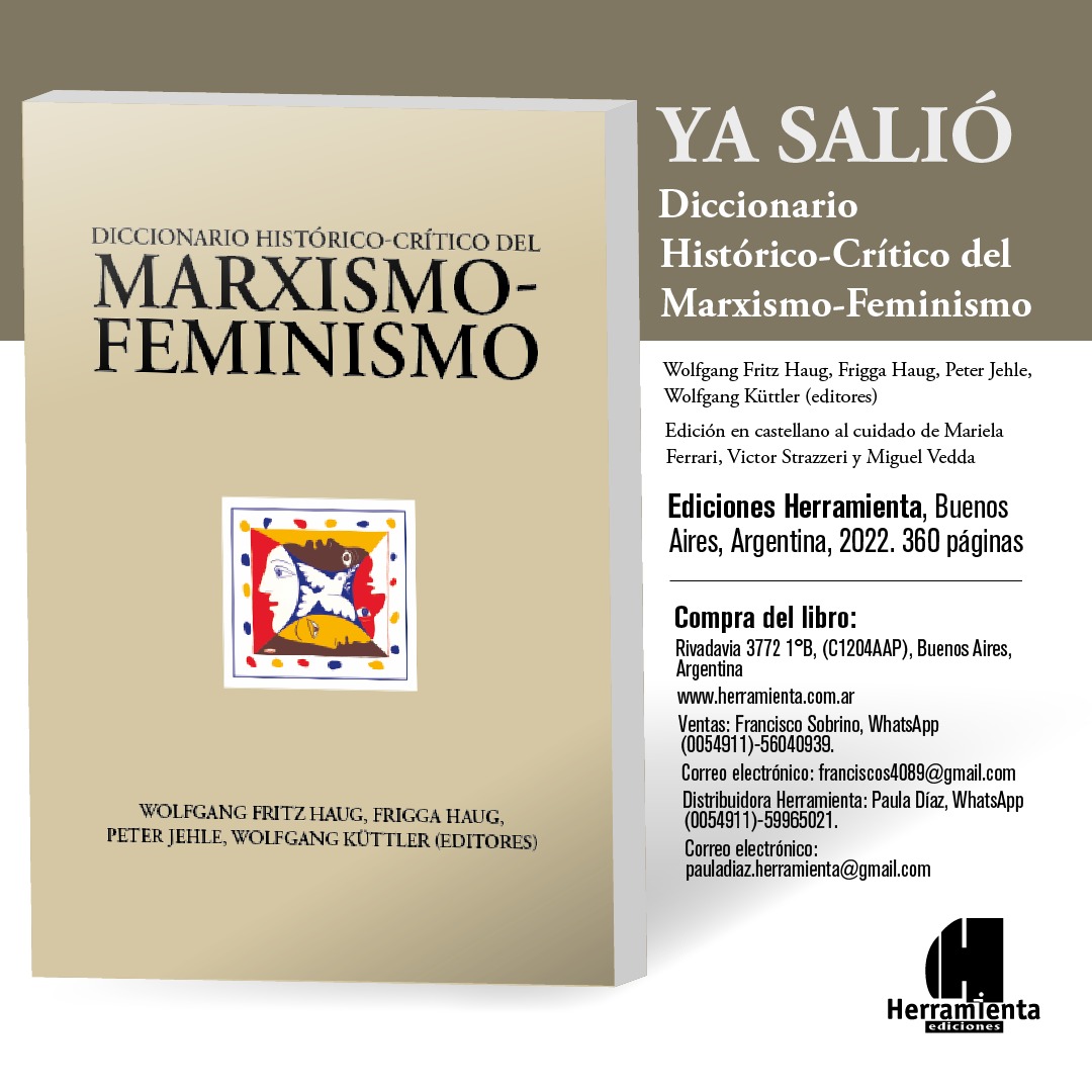 Diccionario Histórico-Crítico del Marxismo Feminismo (Para compras contactarse al WhatsApp 00549 1156040939)